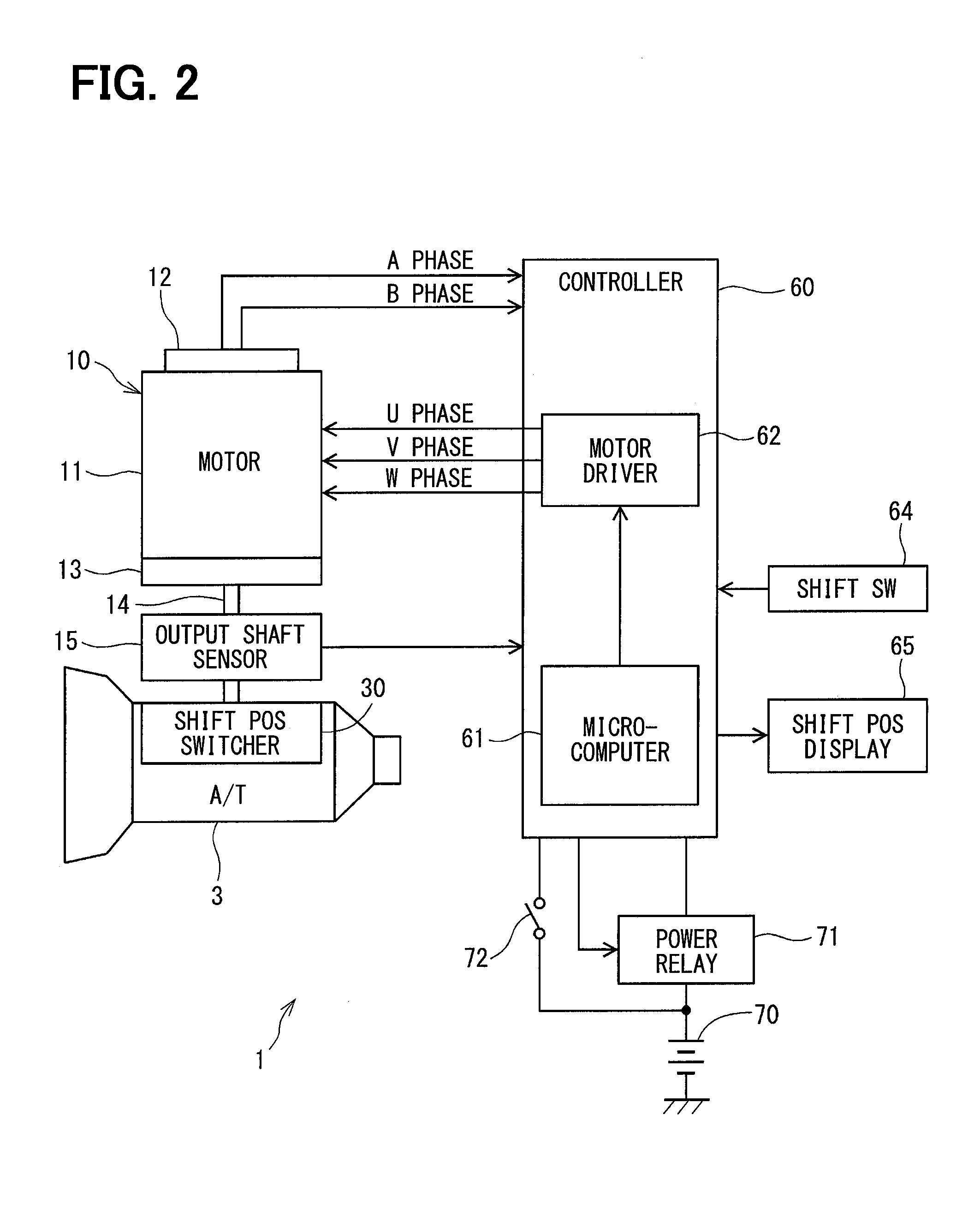 Controller and shift-by-wire system using the controller