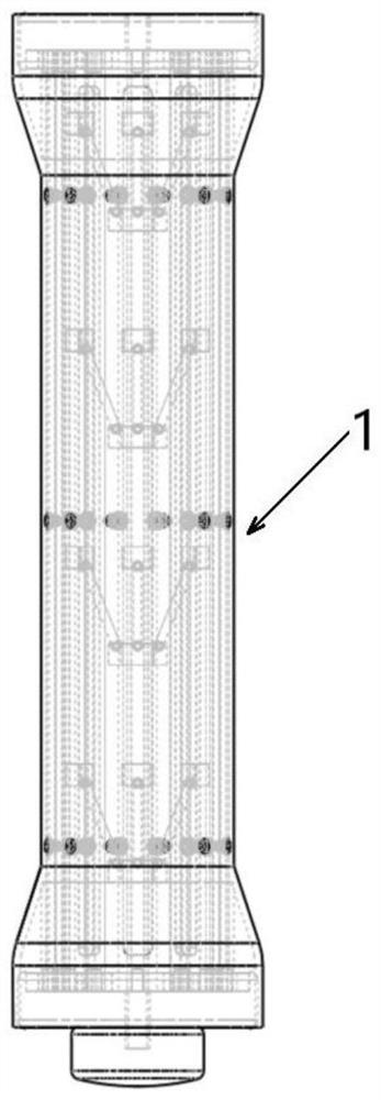 An adjustable racket handle