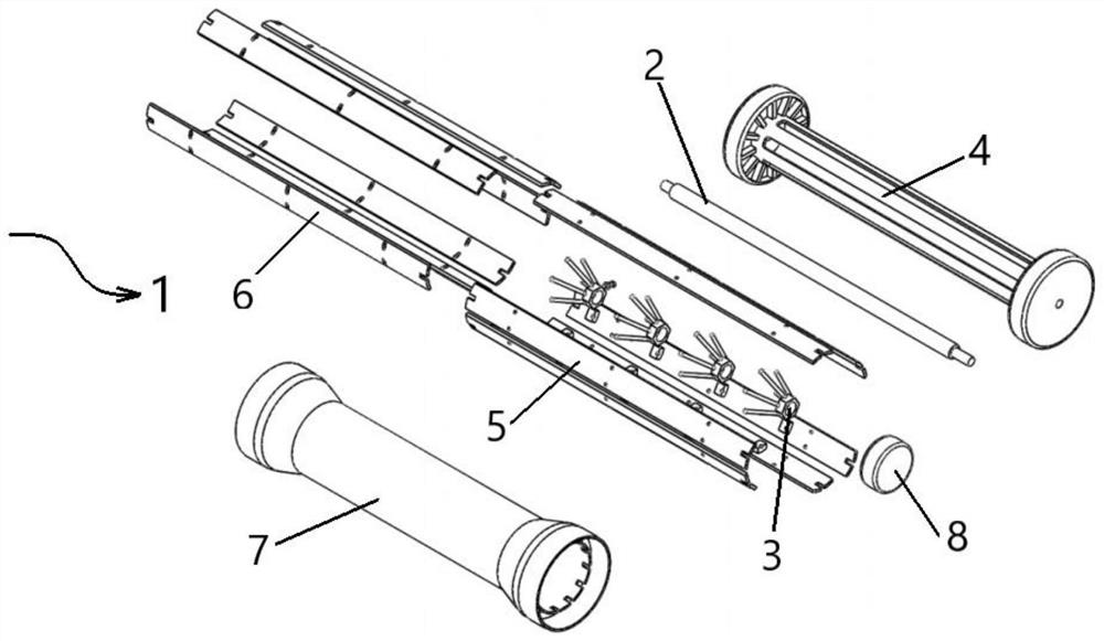 An adjustable racket handle