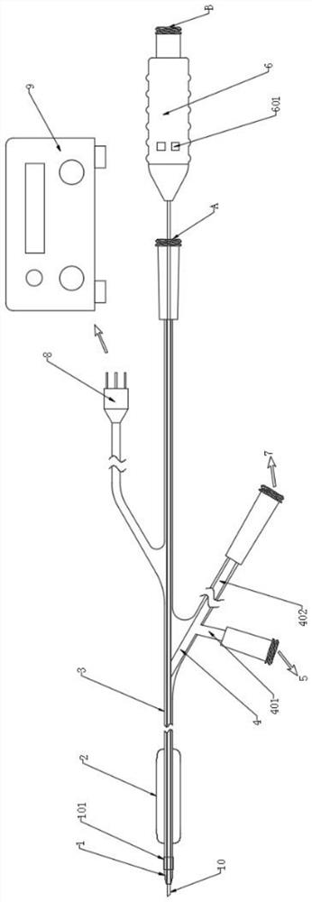 Integrated incision and dilatation knife and using method thereof