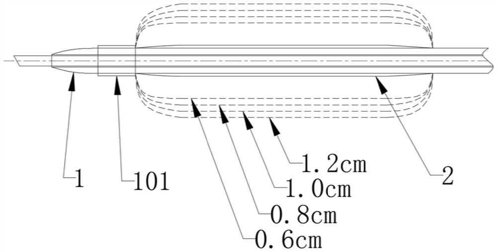 Integrated incision and dilatation knife and using method thereof