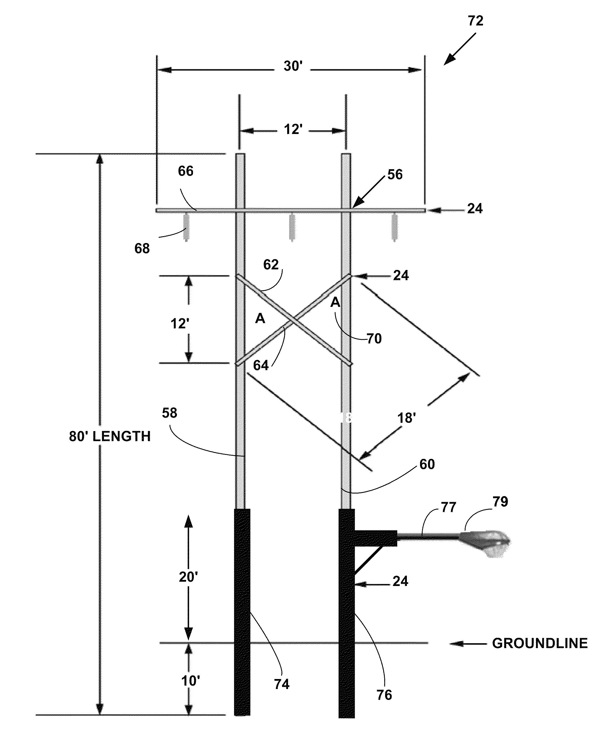 Pultruded utility support structures
