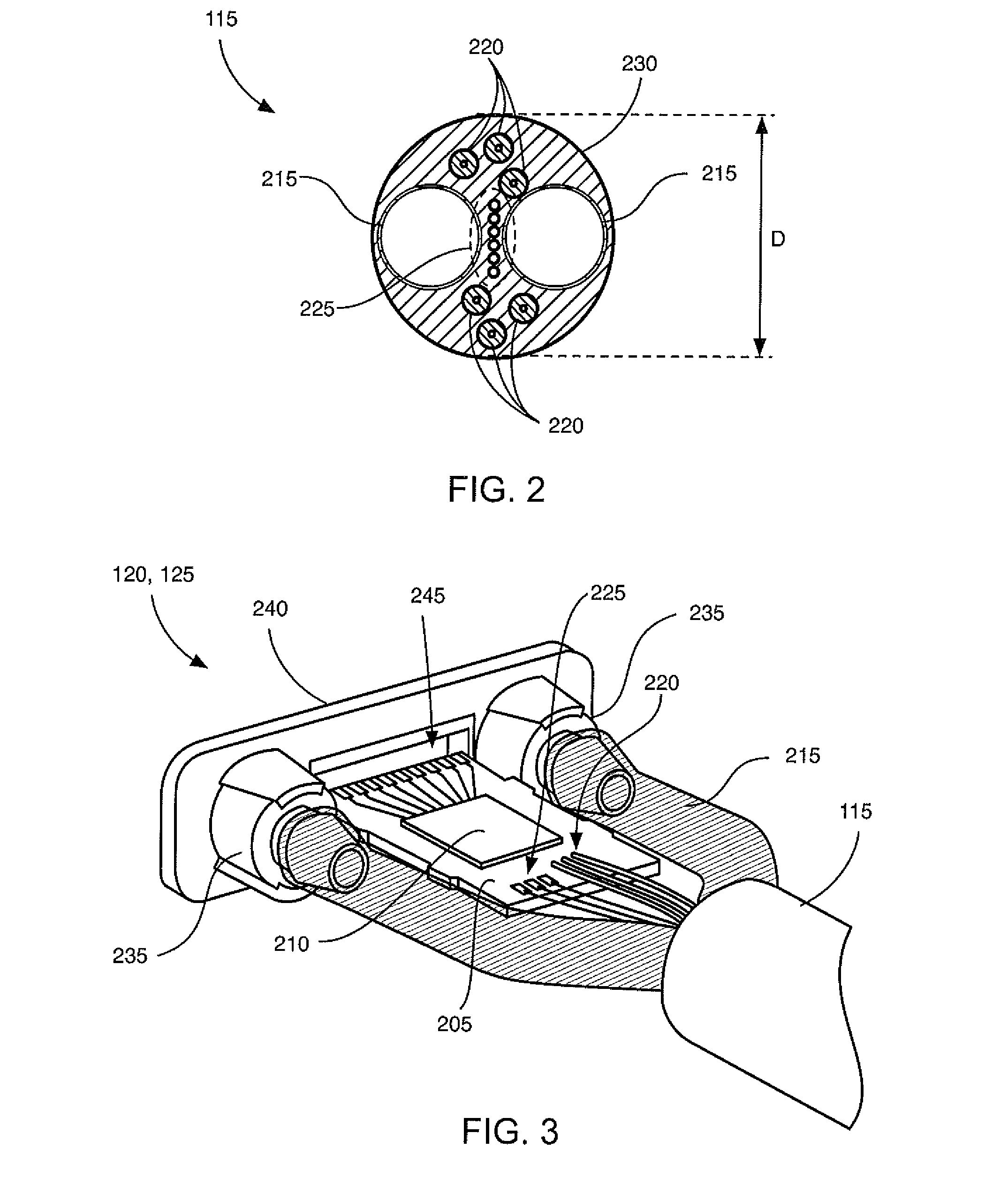 Diagnostic System with Hybrid Cable Assembly