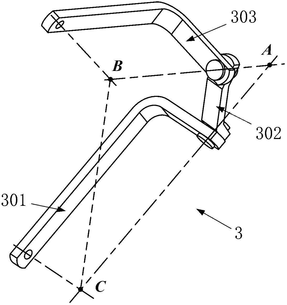 Two-freedom-degree parallel-connection rotation mechanism with spherical surface pure-rolling property