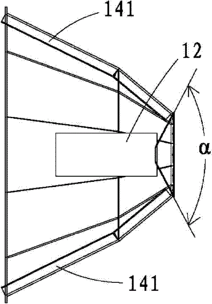 A reflector and a lamp comprising the reflector