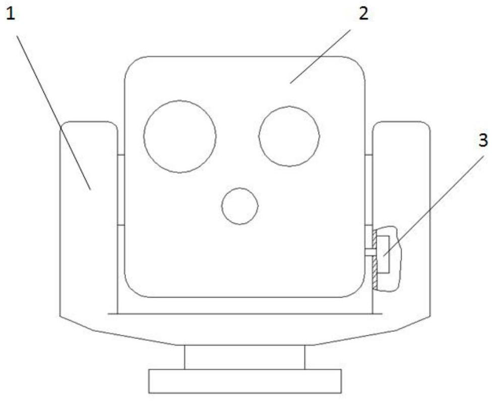 Turntable head locking mechanism