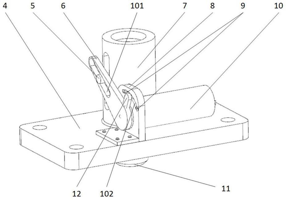 Turntable head locking mechanism