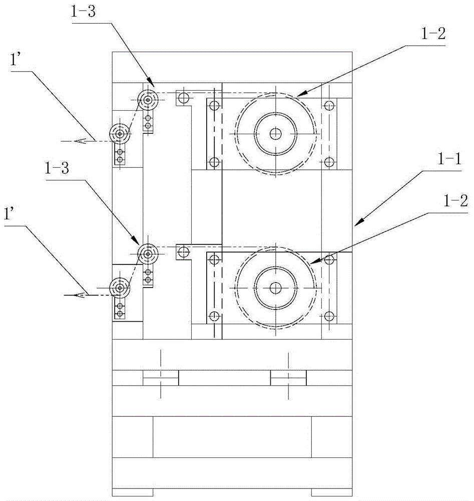 Production line and production method of thermoplastic composite material prepreg unidirectional tape