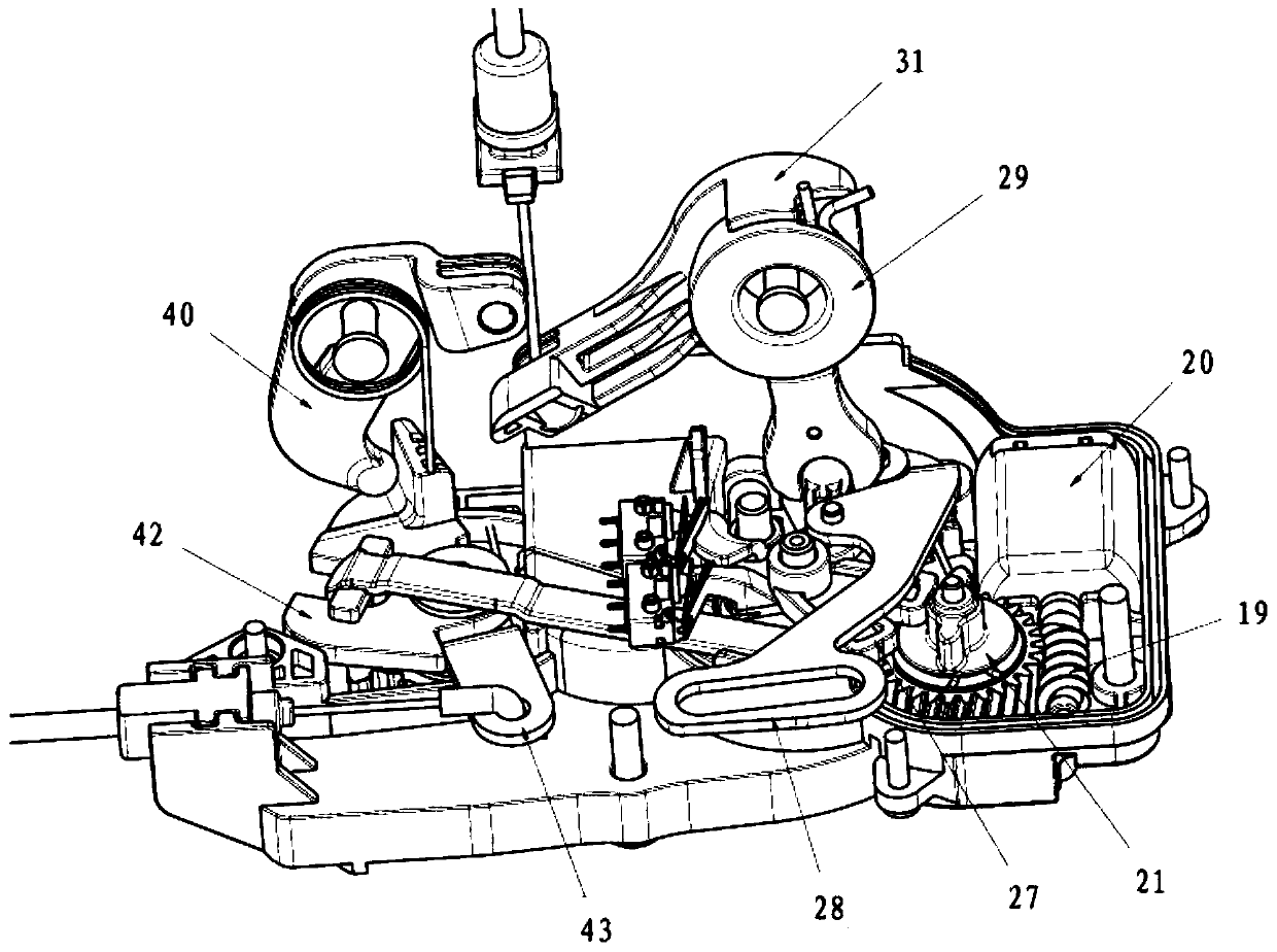 Integrated door lock for heavy truck and light truck commercial vehicles