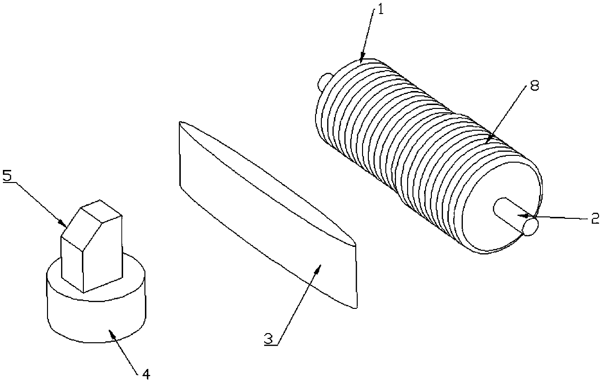 Rope fault detection method and device based on laser ranging