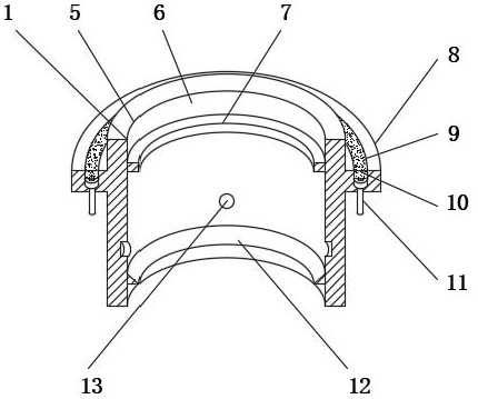 High-strength nodular cast iron well lid and manufacturing method thereof