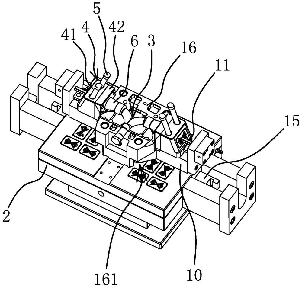 Fixing mechanism of mold