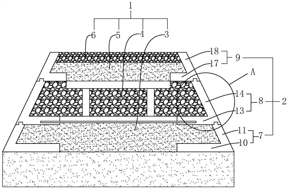 Anti-settlement subgrade and its construction method