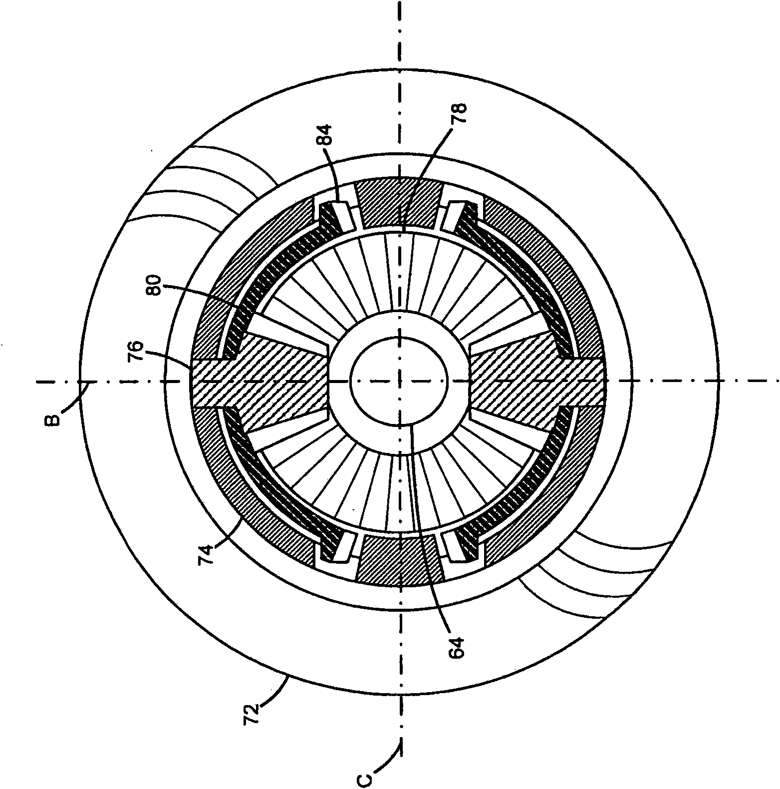 Differential gearing