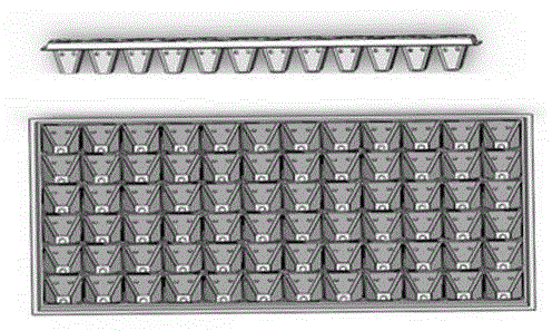 Seedling method for improving seedling picking success rate of transplanter