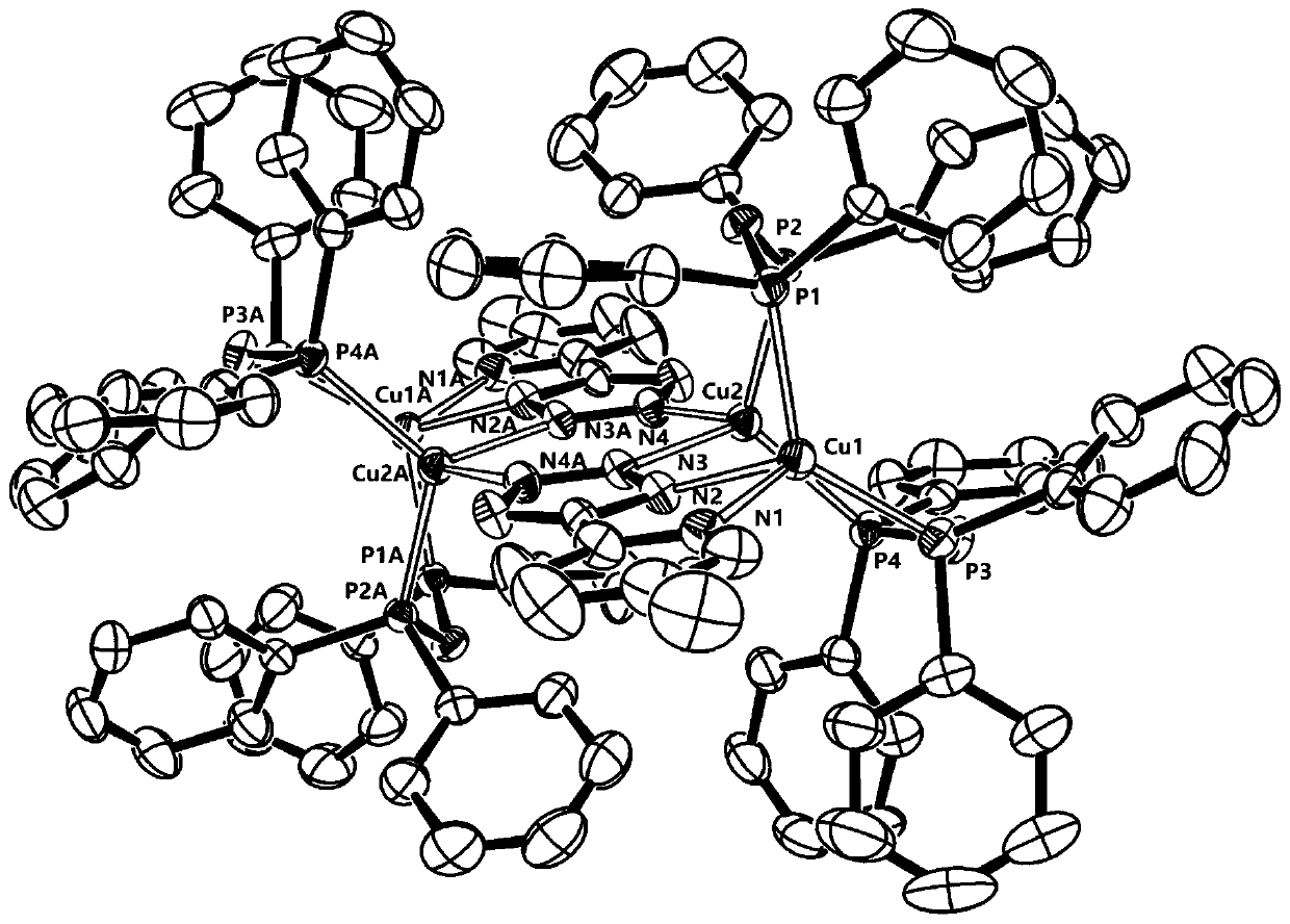 Application of 5-methylpyridinetetrazole tetranuclear copper [I] complex in stimulus-responsive luminescent color-changing material