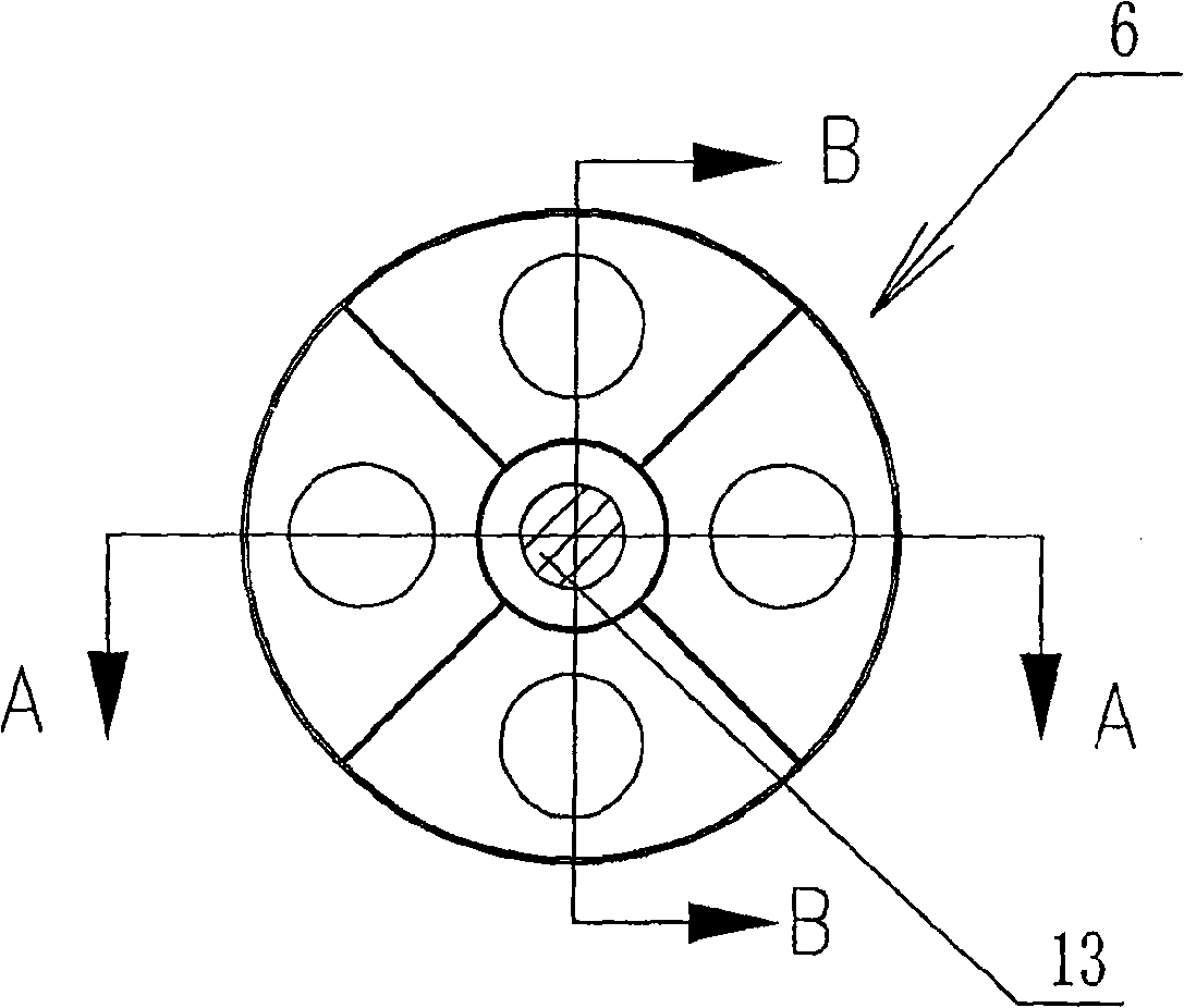 Concentric ring type cross current type hypergravity field swinging bed device