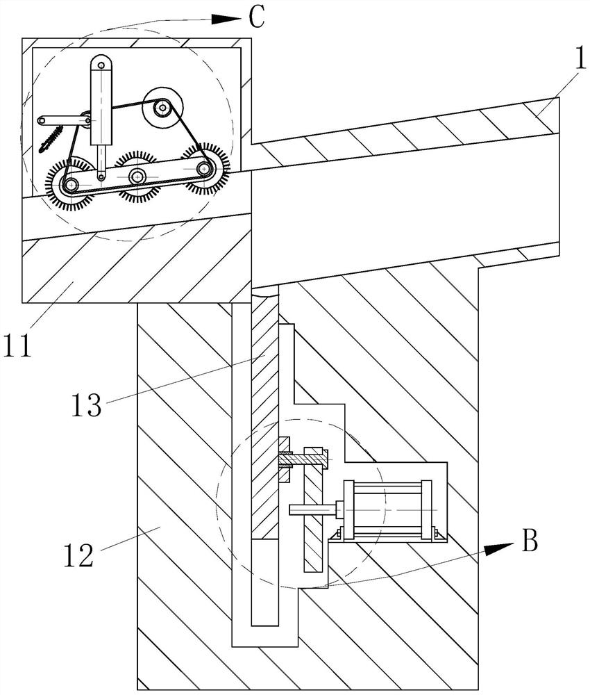A device for automatic bundling and leveling of threaded steel bars