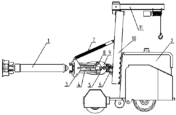 A kind of automatic coupler for EMU leading car