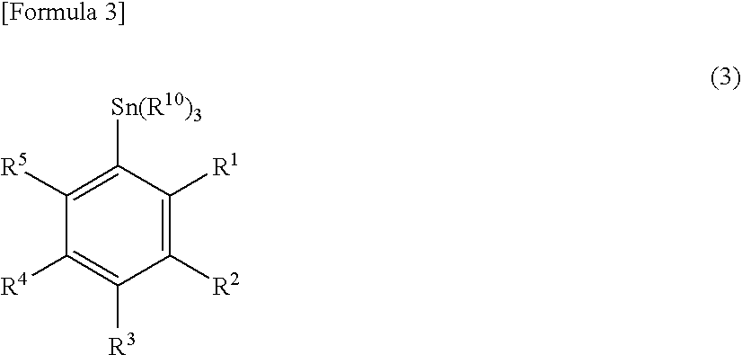 Method for synthesizing radioactive ligand having 18f-labeled fluorobenzene ring