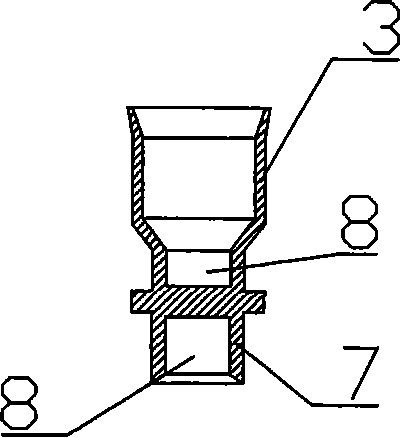 Transition sealing-in type xenon lamp