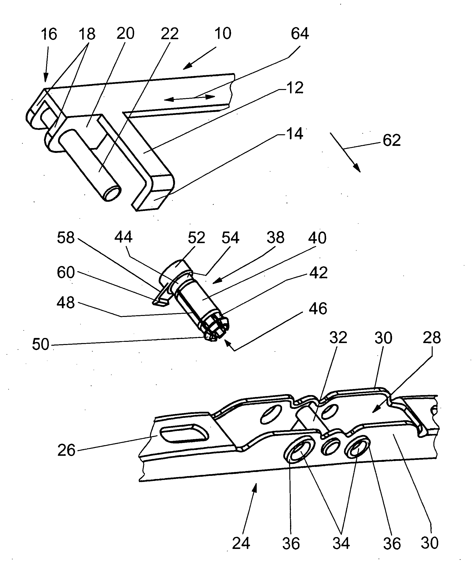 Adapter Hingedly Connecting A Wiper Blade To A Wiper Arm