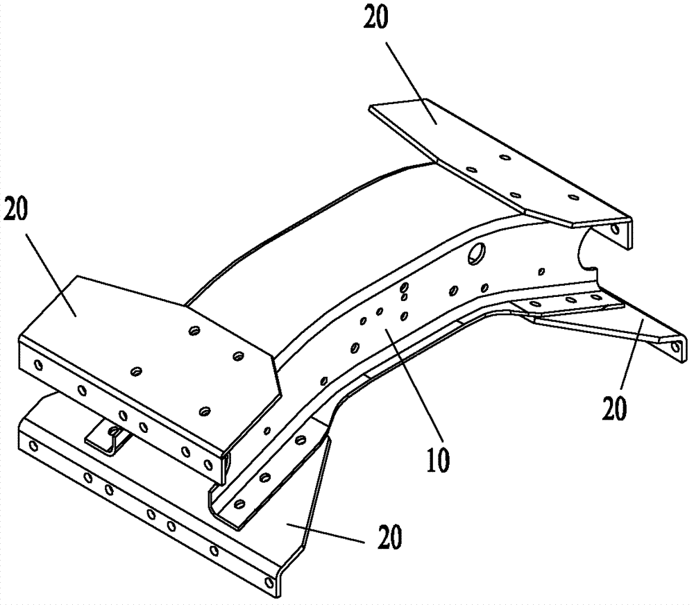 Car frame structure and installation method of same