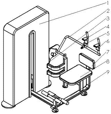 Fitness equipment for exercising waist and abdomen muscles and directions for use of fitness equipment