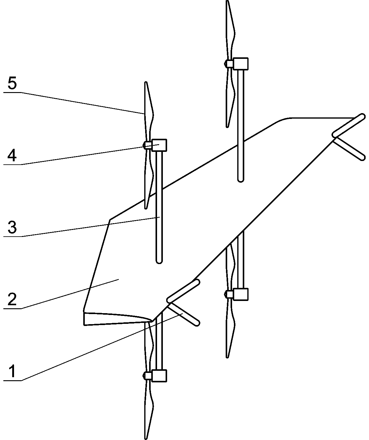 Fixed-wing aircraft capable of vertically taking off and landing