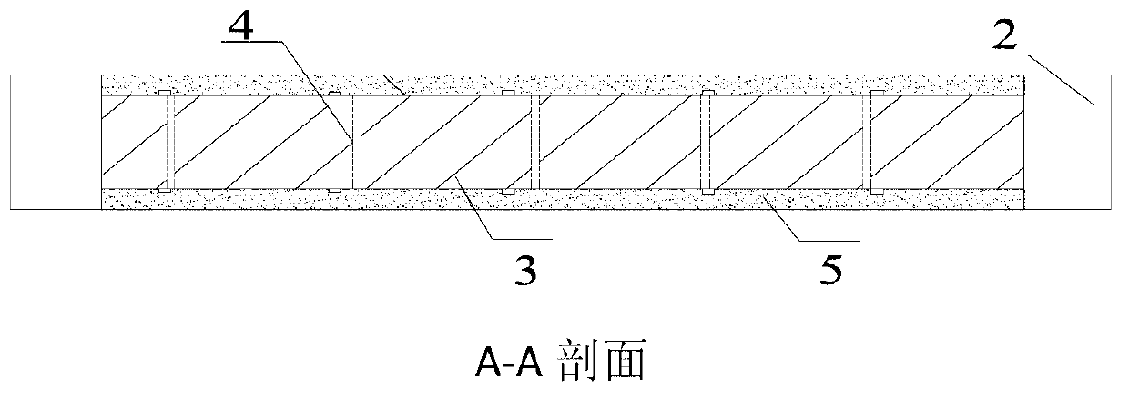 High-elongation fiber concrete combined frame filled wall and construction method thereof