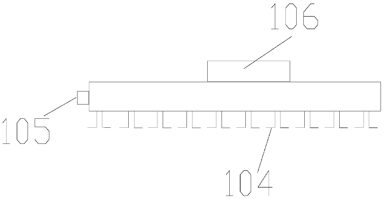 Antenna test device, system, method and related equipment