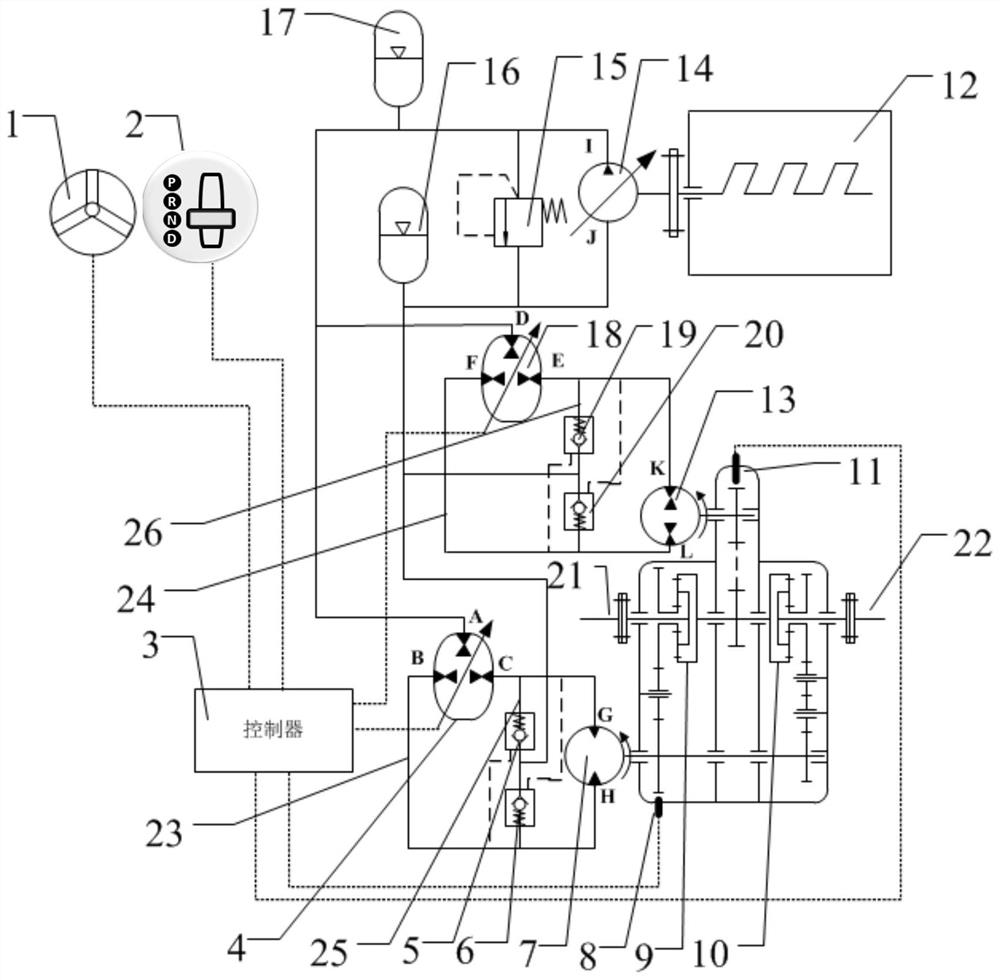 A dual power flow crawler vehicle drive and steering system