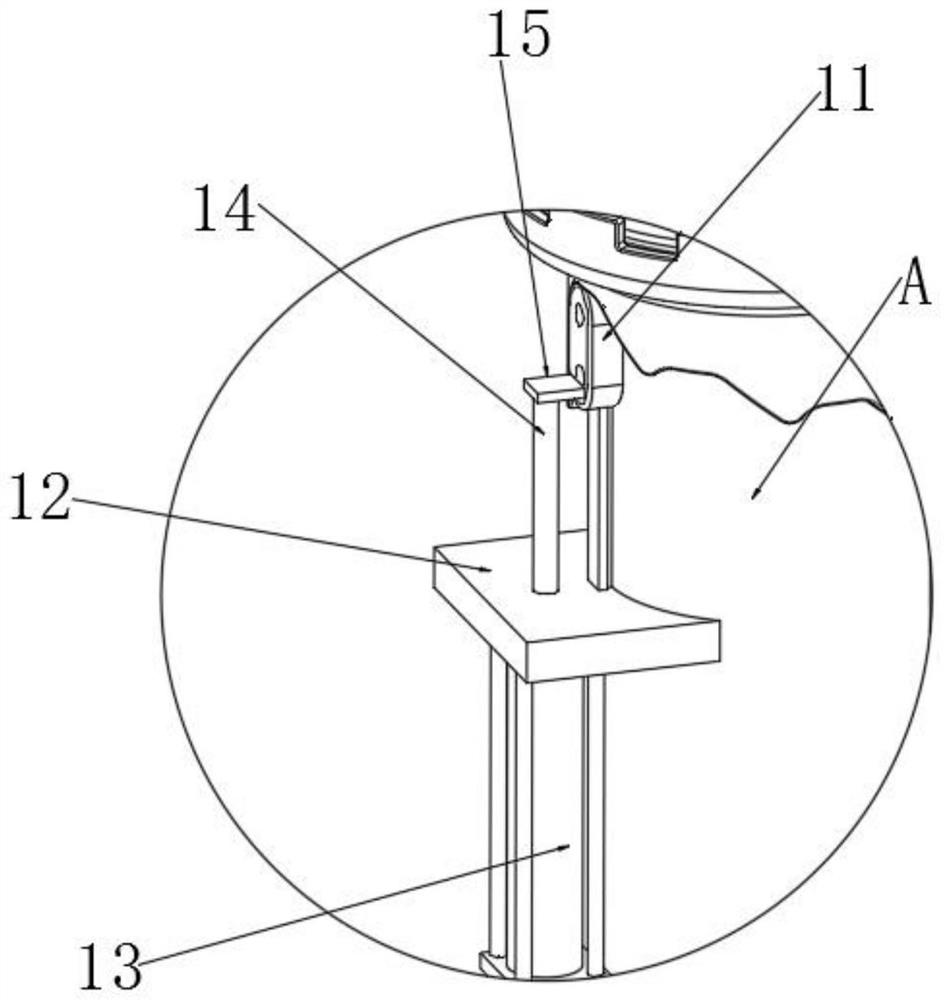 Intelligent hydraulic damping device for new energy automobile marketing