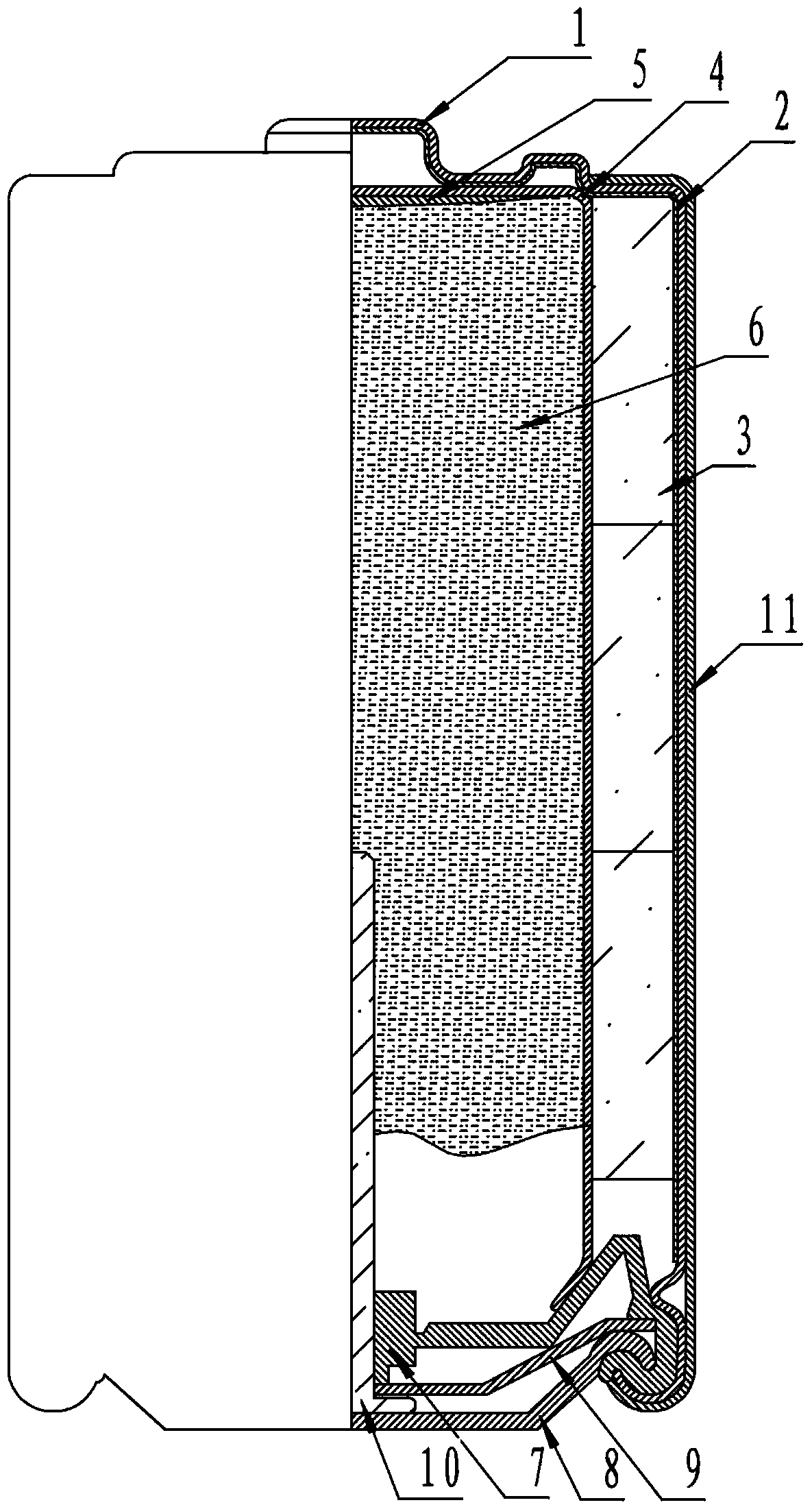 Alkaline dry battery and preparation method thereof