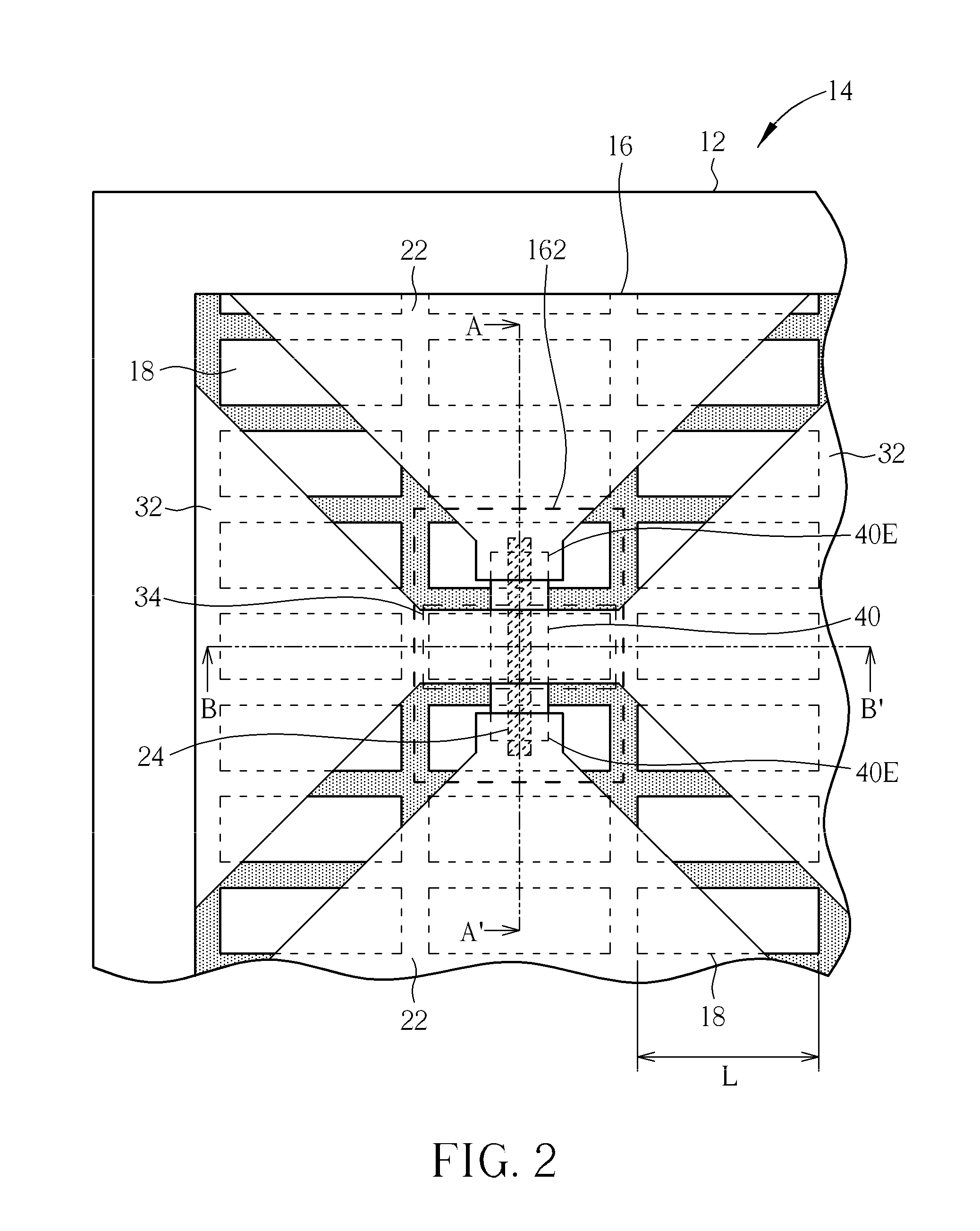 Touch display panel and touch sensing unit thereof