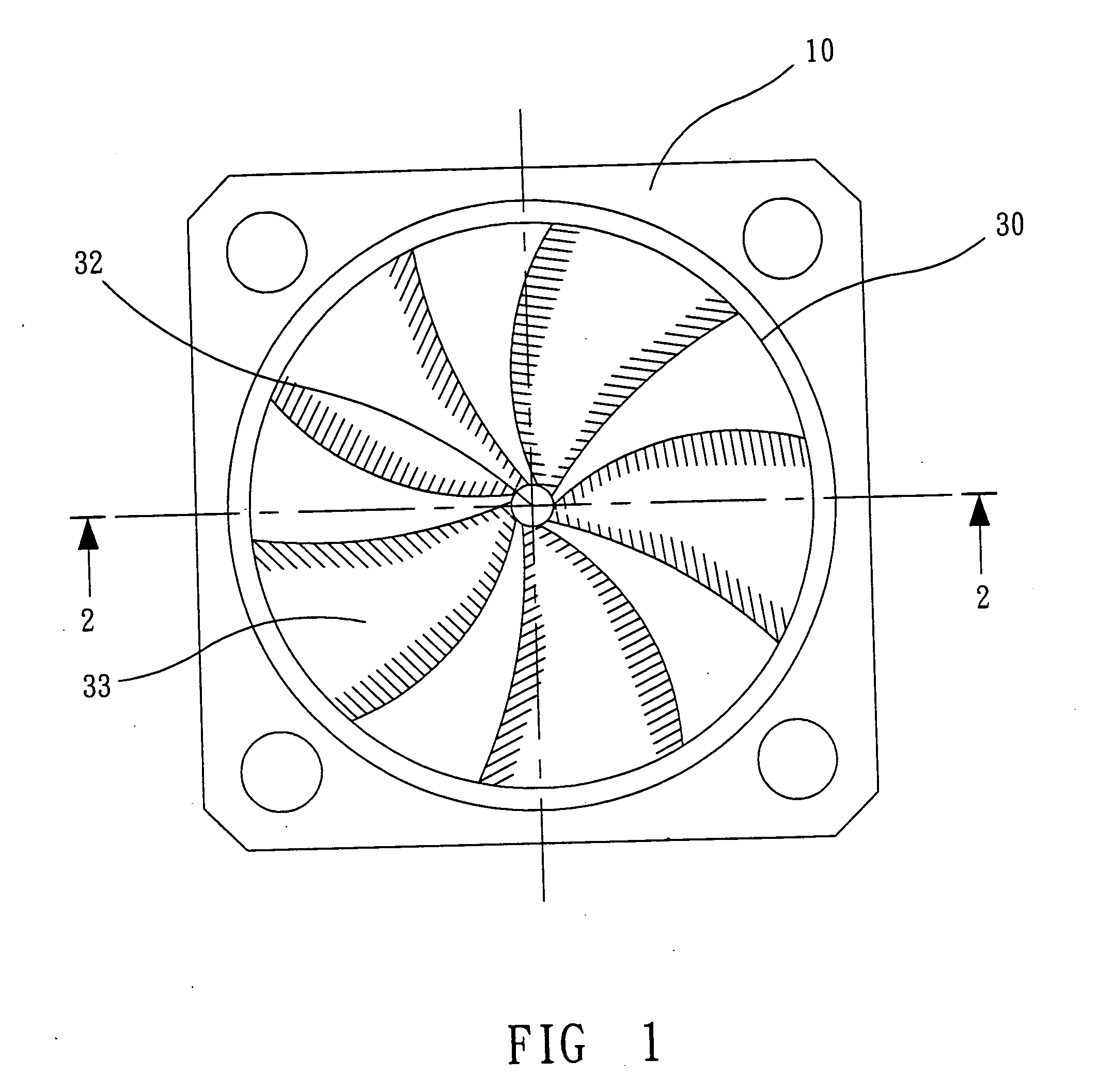 Axial flow type cooling fan with shrouded blades