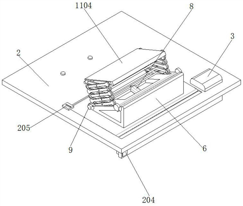 An elevator car roof with the function of rotating ladder