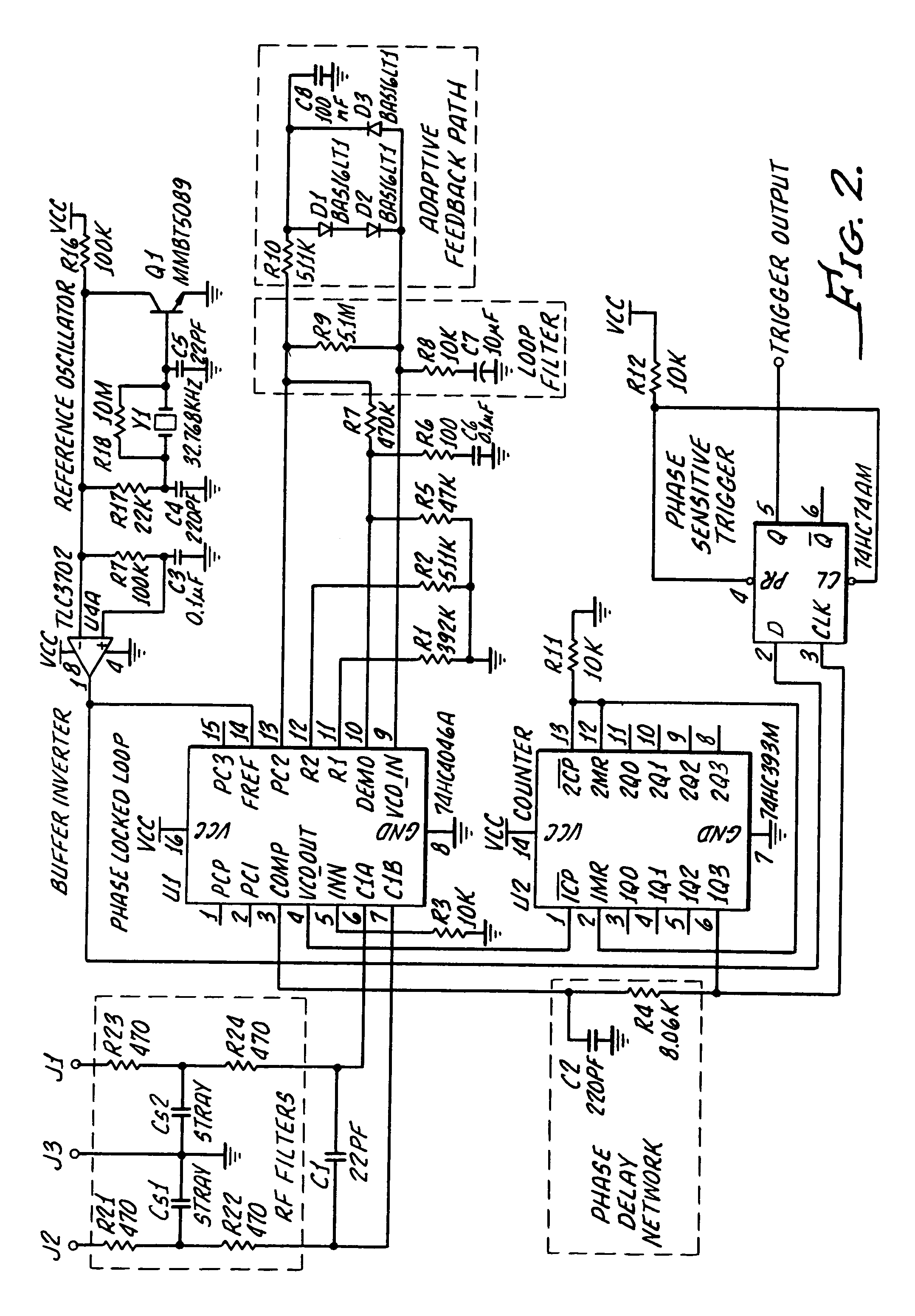 Control system with capacitive detector