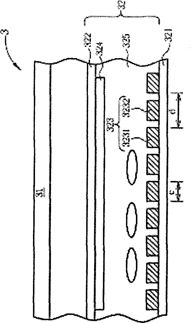 Parallax barrier and stereo display device produced by the parallax barrier