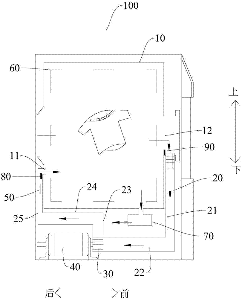 Air-vented clothes dryer and control method thereof