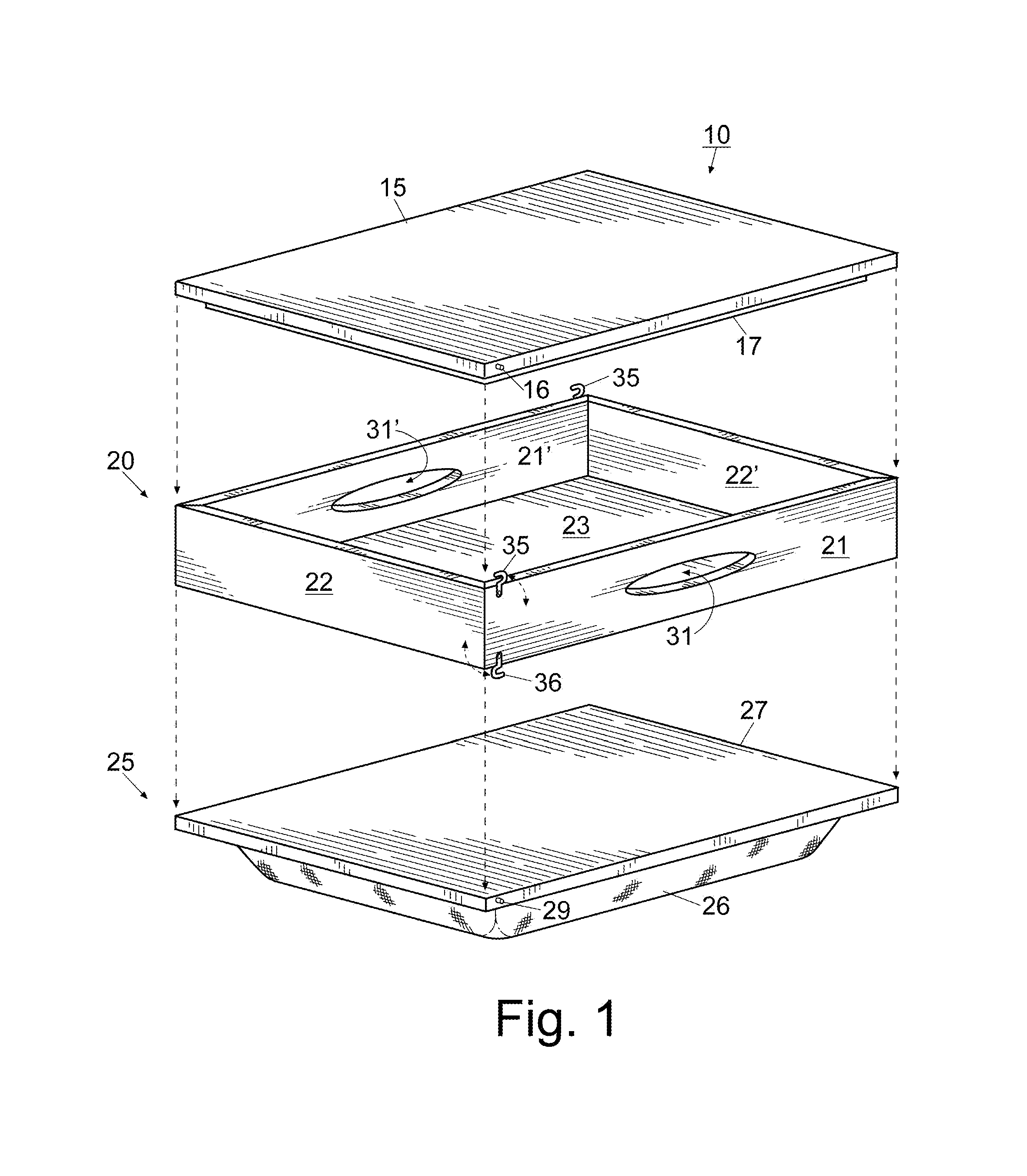Tray system and method