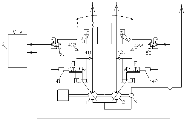 Control structure and control method for switching electric control to hydraulic control for electric control master pump of excavator