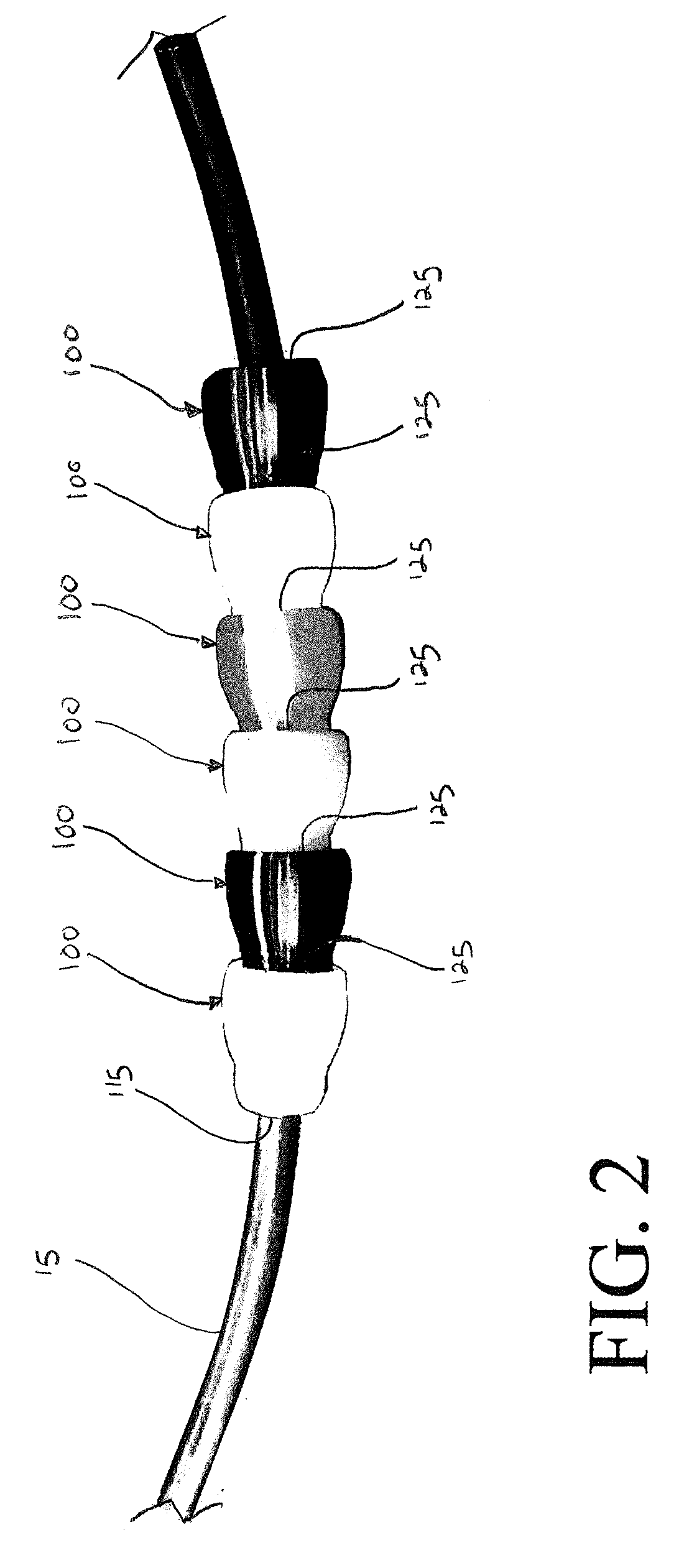 Protective component for power cable of an industrial electro-magnetic lifting device