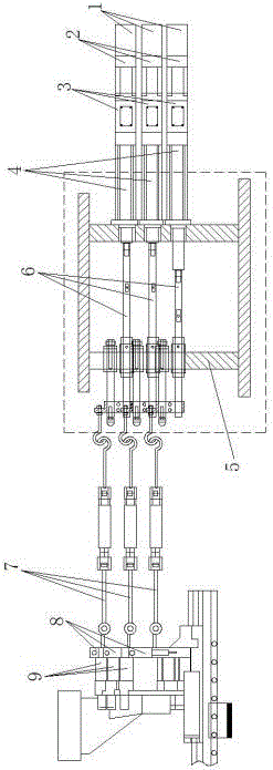 A control device and control method for the knitting process of a double-needle bed warp knitting machine