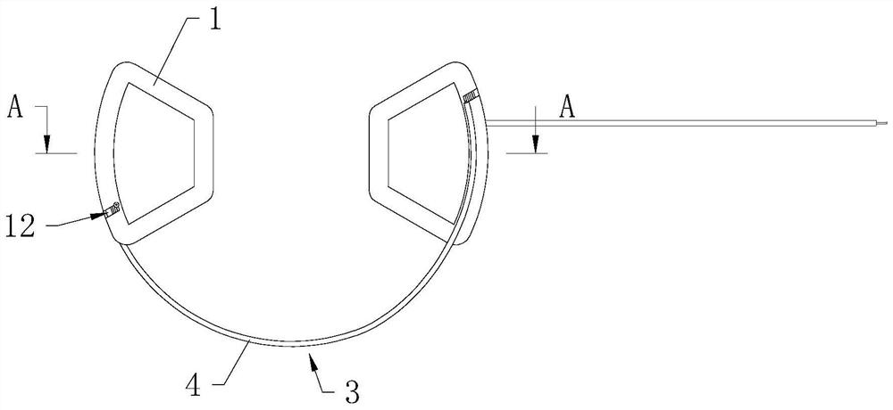 Alternating current brake coil, winding device and process