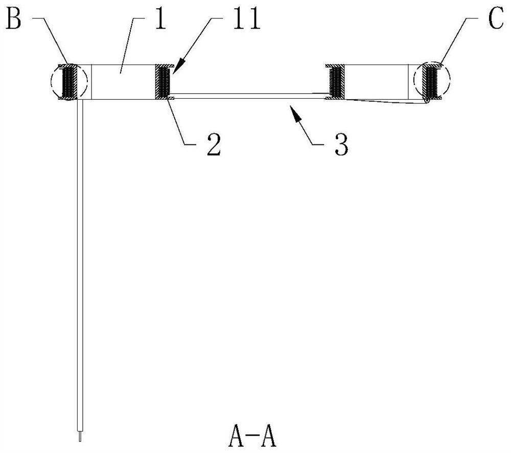 Alternating current brake coil, winding device and process