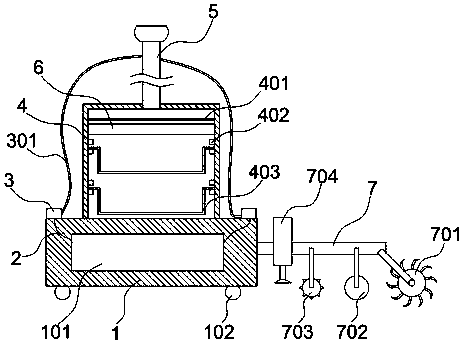 Pod pepper picking and straw cleaning device