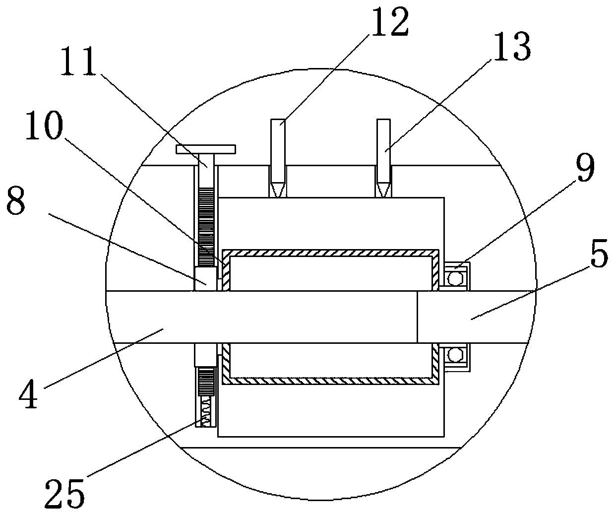 Wire connecting device with quick-melting wiring mechanism and application method thereof