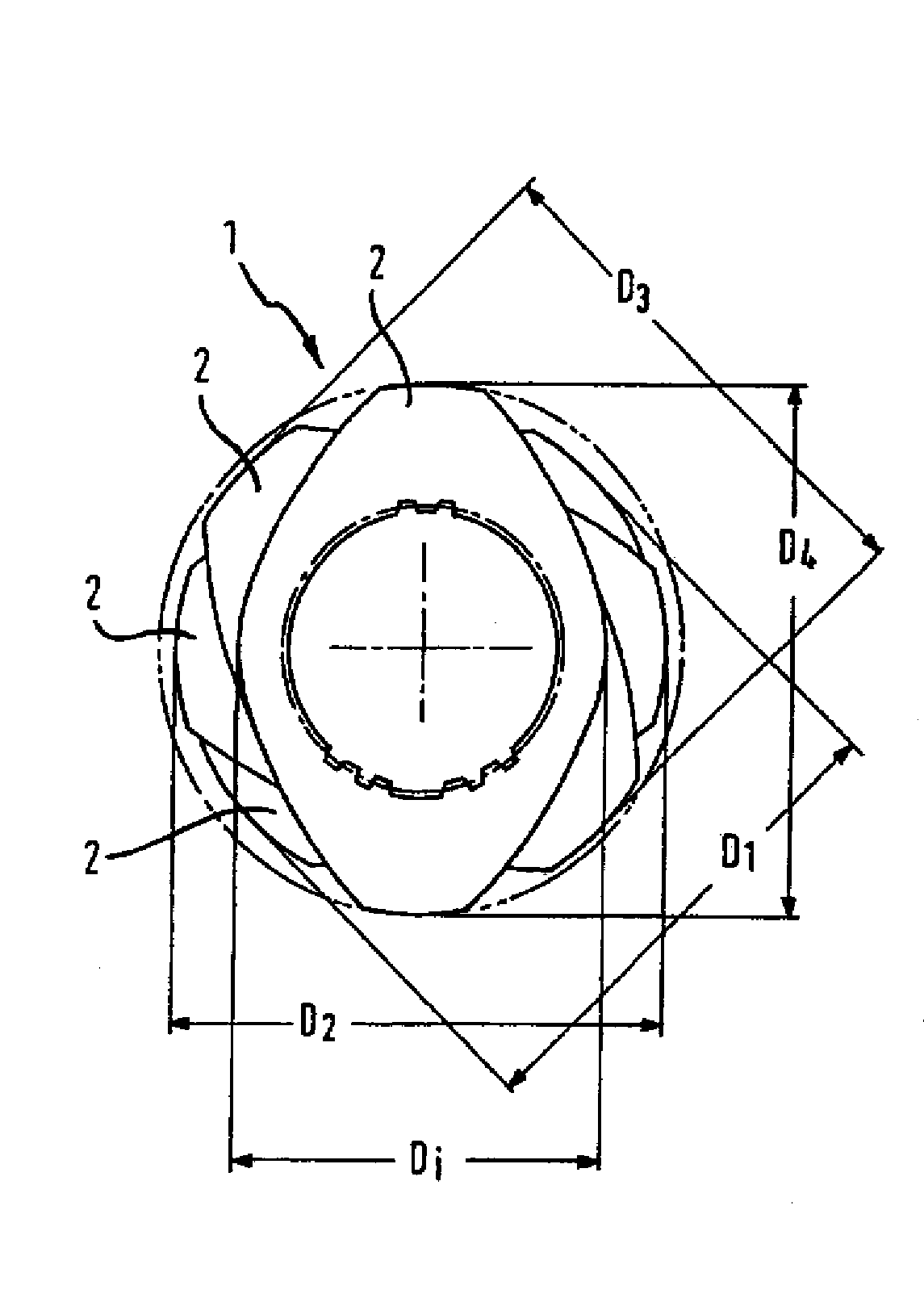 Screw element for use as a kneading element in a plasticizing unit