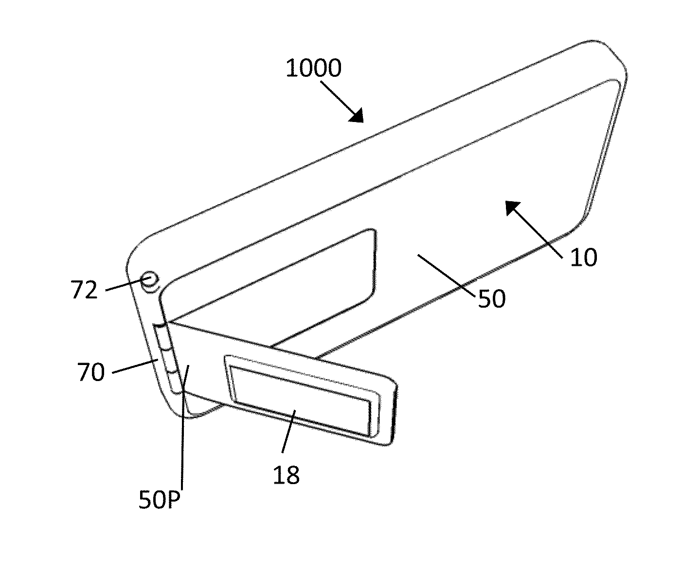 Portable Ultrasound System Comprising Ultrasound Front-End Directly Connected to a Mobile Device